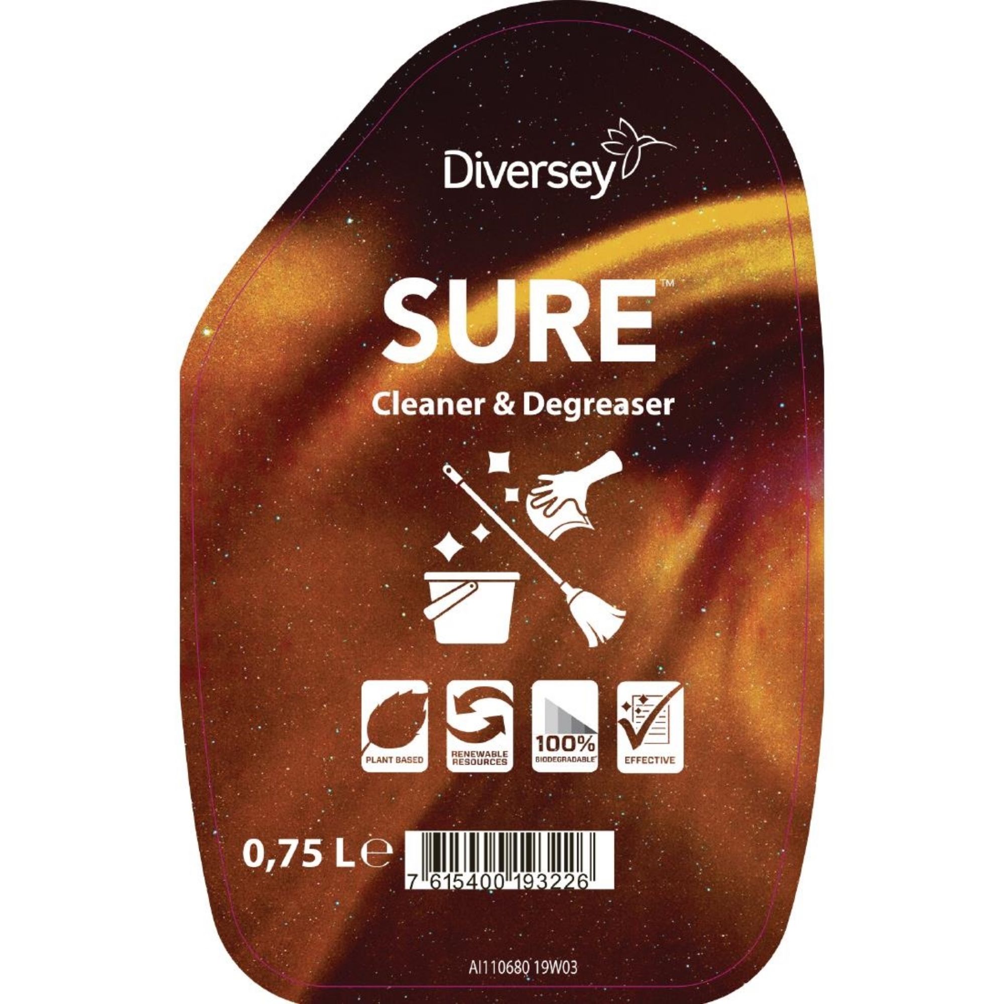 Picture of SURE Cleaner and Degreaser / Grill Cleaner Refill Bottles 750ml (6 Pack)