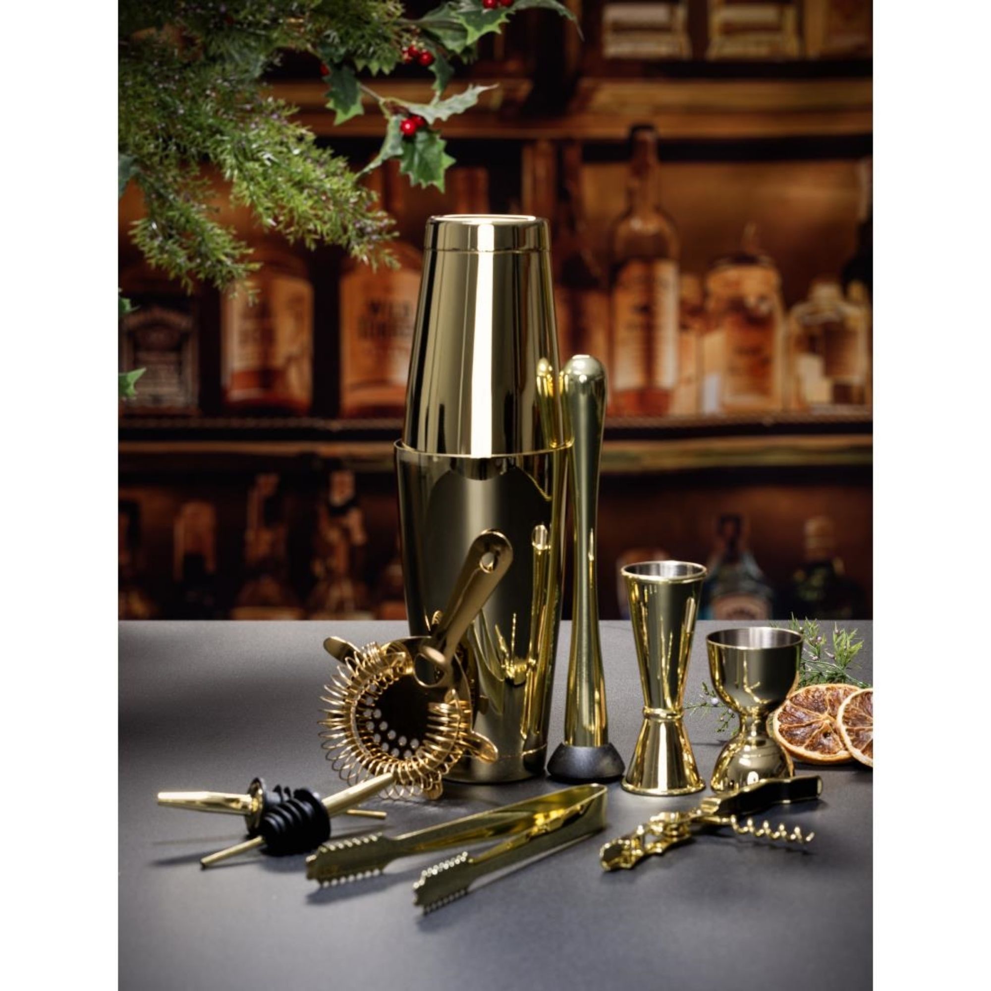 Picture of Beaumont Gold Plated Stainless Steel Freeflow Pourer (12 Pack)