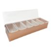 Picture of Beaumont 6 Compartment Condiment Holder Copper Plated