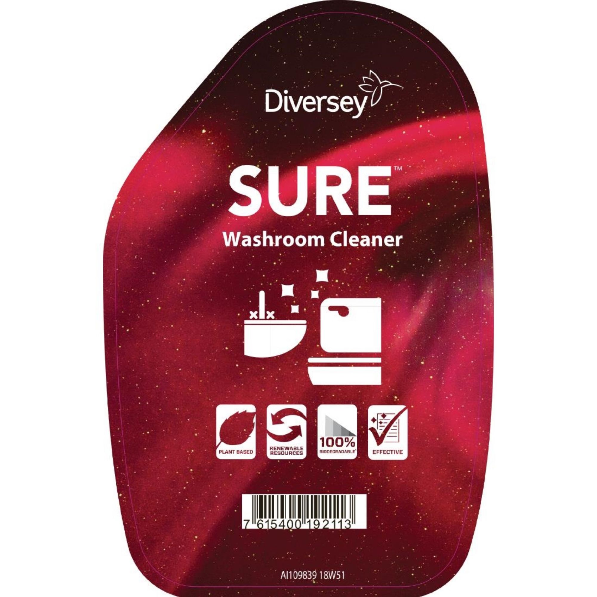 Picture of SURE Washroom Cleaner / Cleaner and Descaler Refill Bottles 750ml (6 Pack)