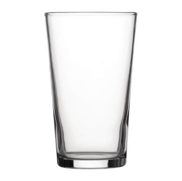 Picture of Utopia Nucleated Toughened Conical Beer Glasses 280ml CE Marked (48 Pack)