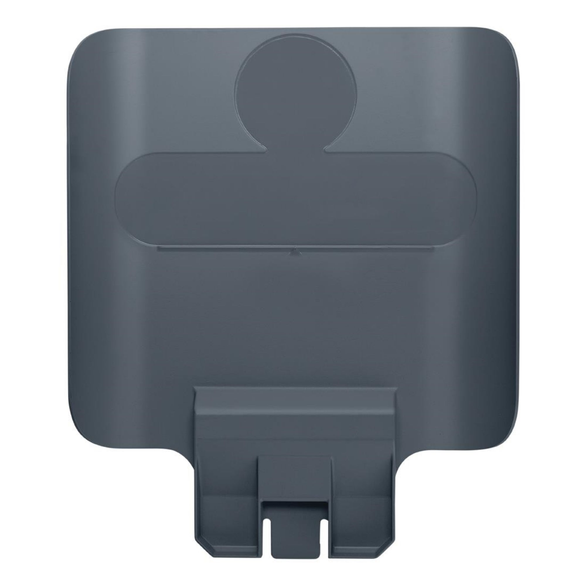 Picture of Rubbermaid Slim Jim Recycling Station Billboard Grey