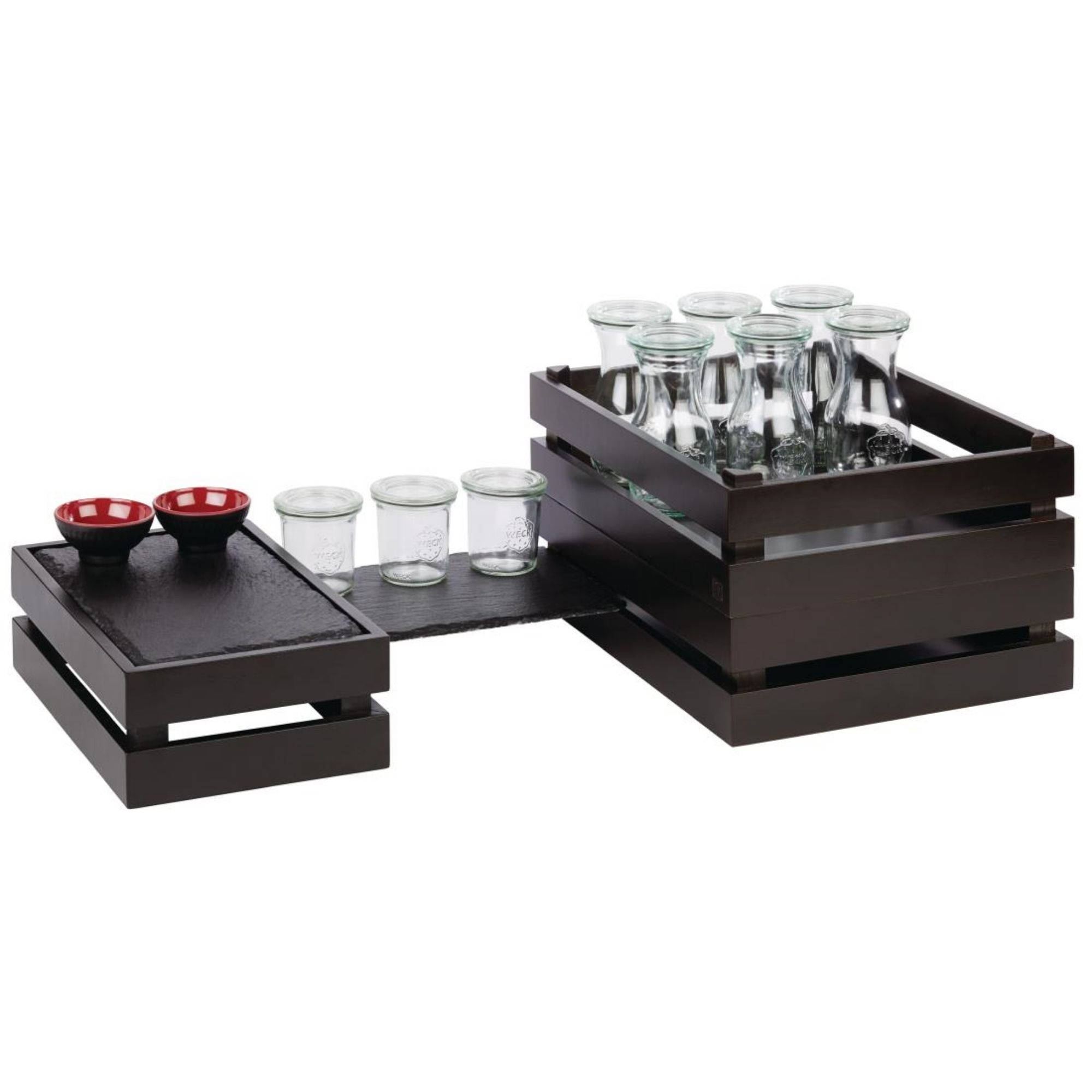 Picture of APS Superbox Buffet Crate Black GN1/2