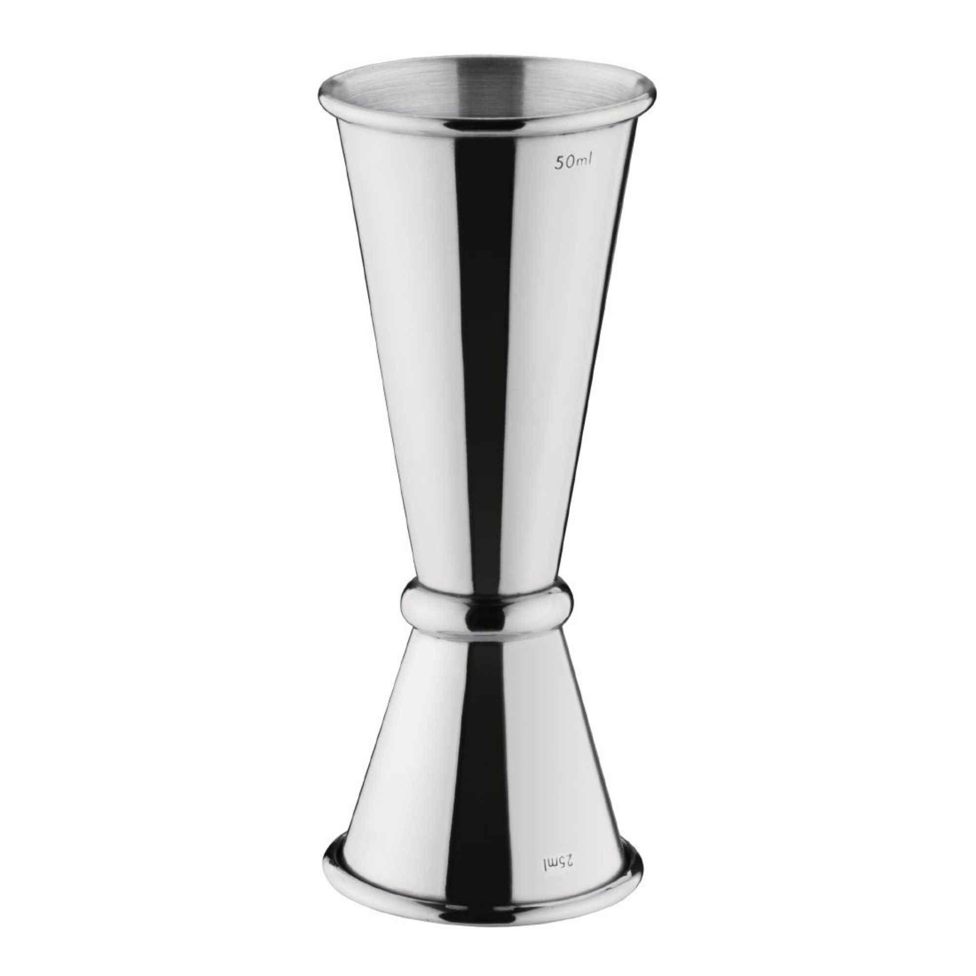 Picture of Olympia Banded Jigger Chrome 25ml/50ml