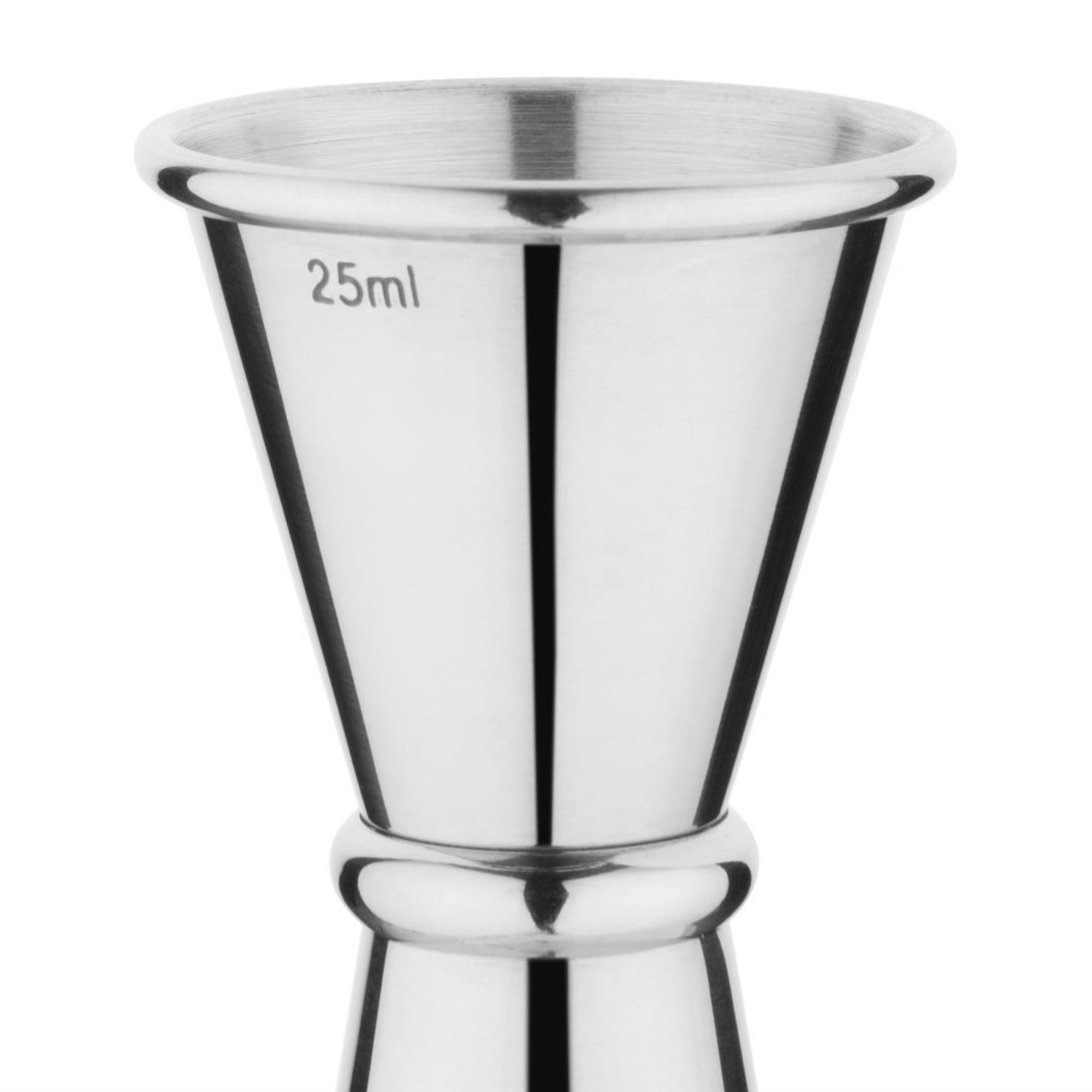Picture of Olympia Banded Jigger Chrome 25ml/50ml