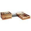 Picture of APS Superbox Buffet Crate Acacia GN1/2