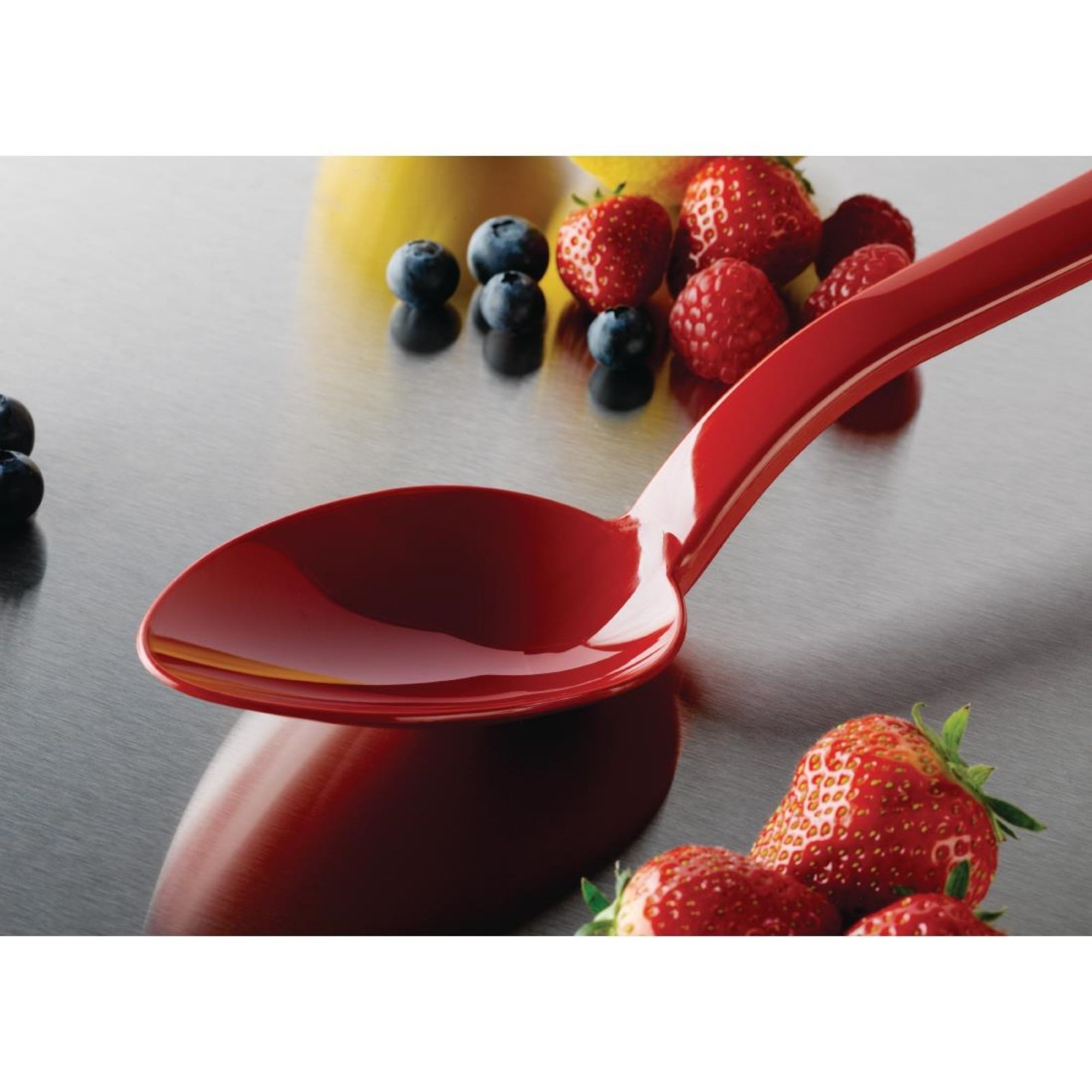 Picture of Matfer Bourgeat Exoglass Serving Spoon Red 13"