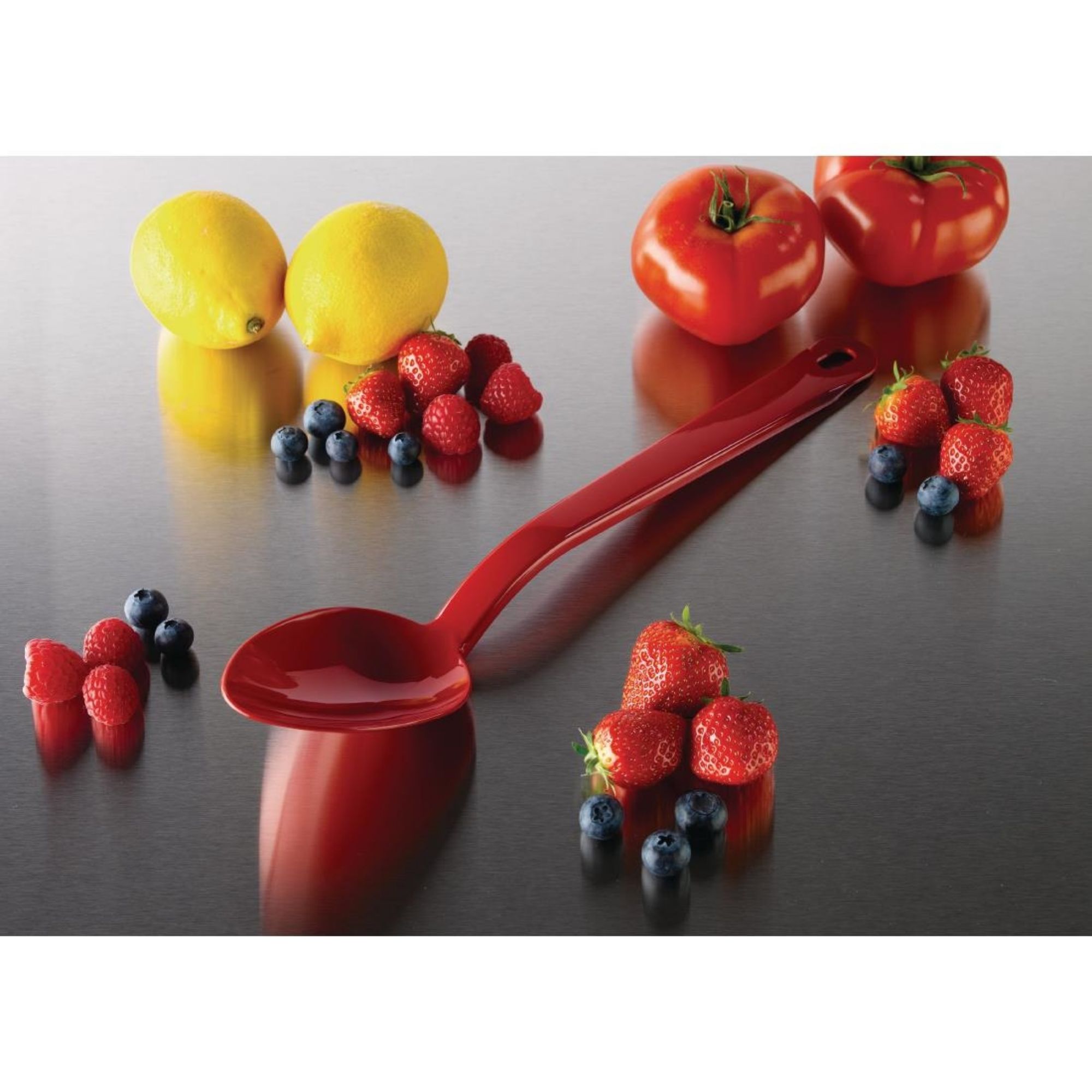 Picture of Matfer Bourgeat Exoglass Serving Spoon Red 13"