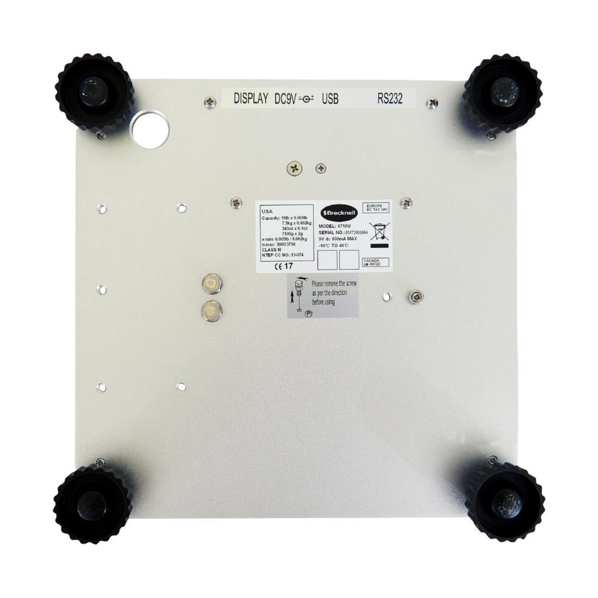Picture of Brecknell 6700U Series POS Scale 6kg