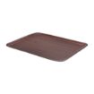 Picture of Cambro Mykonos Laminate Canteen Tray Walnut 460mm (24 Pack)