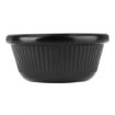 Picture of Olympia Kristallon Melamine Fluted Ramekins Black 57mm (12 Pack)