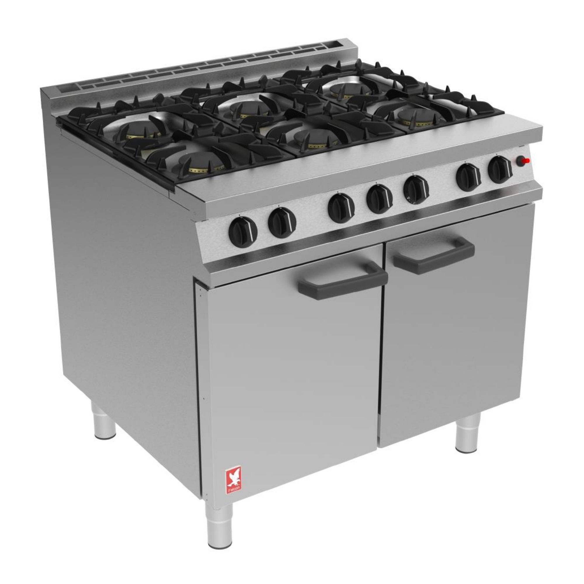 Picture of Falcon 6 Burner Dominator Plus Oven Range G3101 Propane Gas with Feet