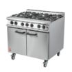 Picture of Falcon 6 Burner Dominator Plus Oven Range G3101 Natural Gas with Castors