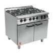 Picture of Falcon 6 Burner Dominator Plus Oven Range G3101 Propane Gas with Feet