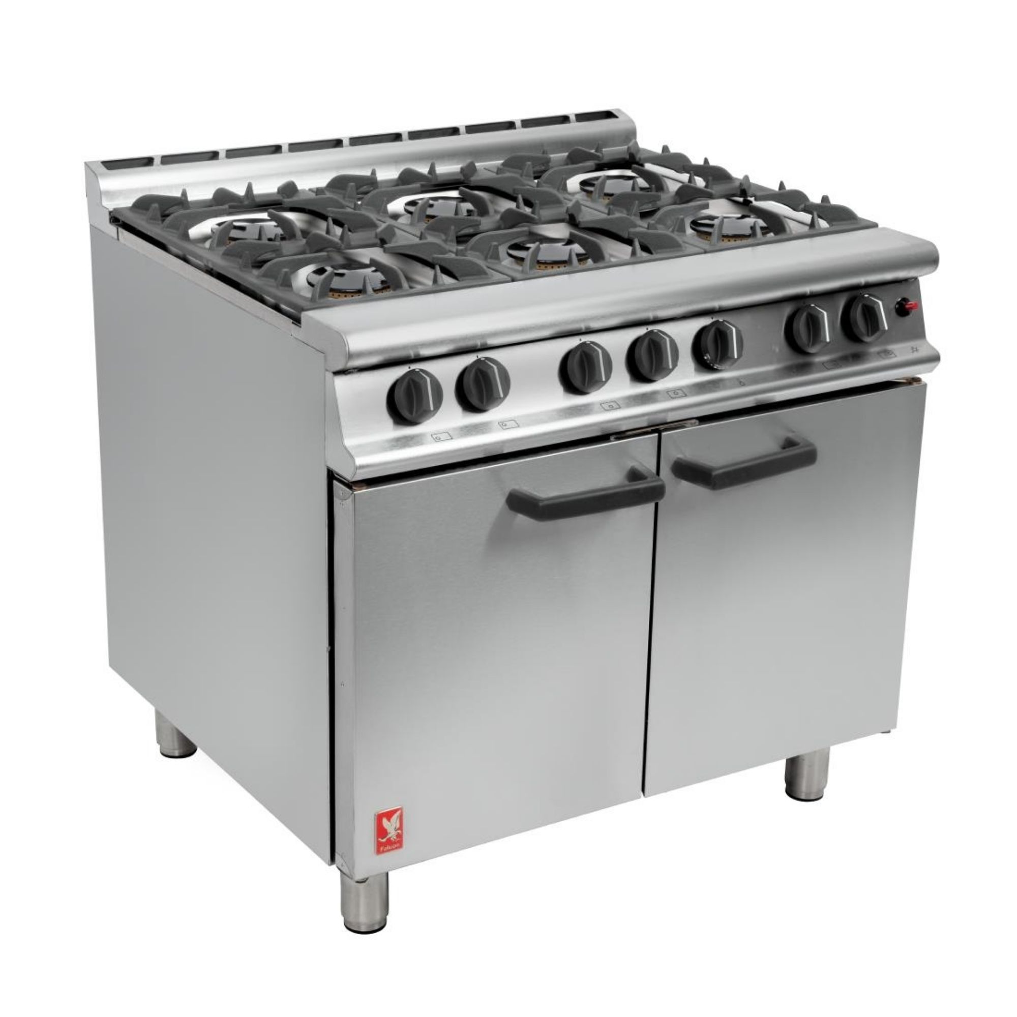 Picture of Falcon 6 Burner Dominator Plus Oven Range G3101 Propane Gas with Feet
