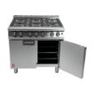 Picture of Falcon 6 Burner Dominator Plus Oven Range G3101 Propane Gas with Feet