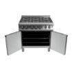 Picture of Falcon 6 Burner Dominator Plus Oven Range G3101 Propane Gas with Feet