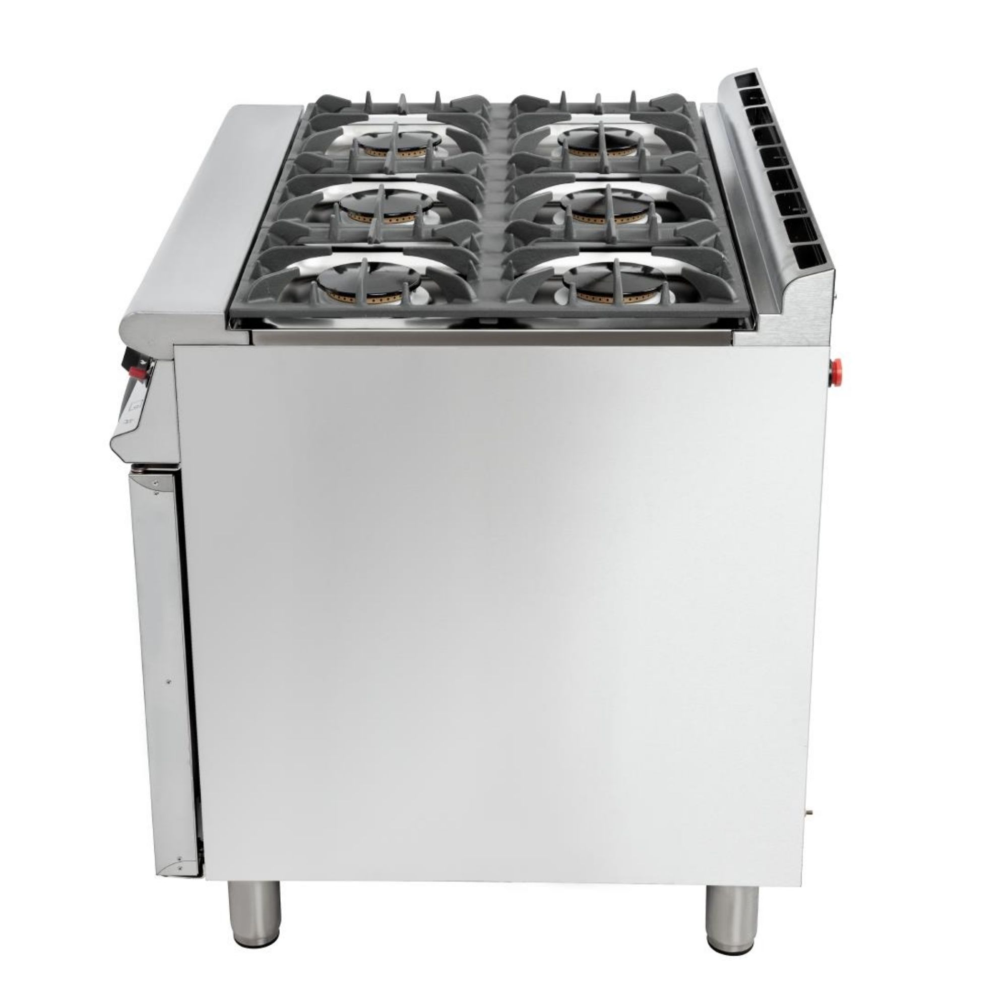 Picture of Falcon 6 Burner Dominator Plus Oven Range G3101 Propane Gas with Feet
