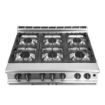 Picture of Falcon 6 Burner Dominator Plus Oven Range G3101 Natural Gas with Castors