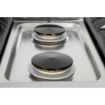 Picture of Falcon 6 Burner Dominator Plus Oven Range G3101 Natural Gas with Castors
