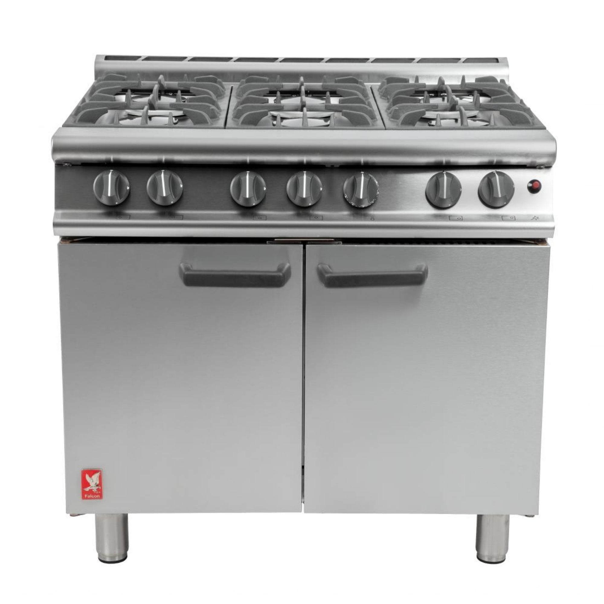 Picture of Falcon 6 Burner Dominator Plus Oven Range G3101 Natural Gas with Feet