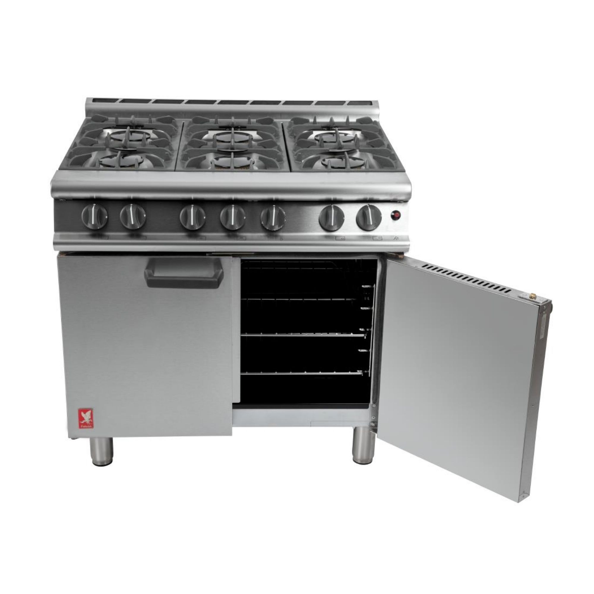 Picture of Falcon 6 Burner Dominator Plus Oven Range G3101 Natural Gas with Feet