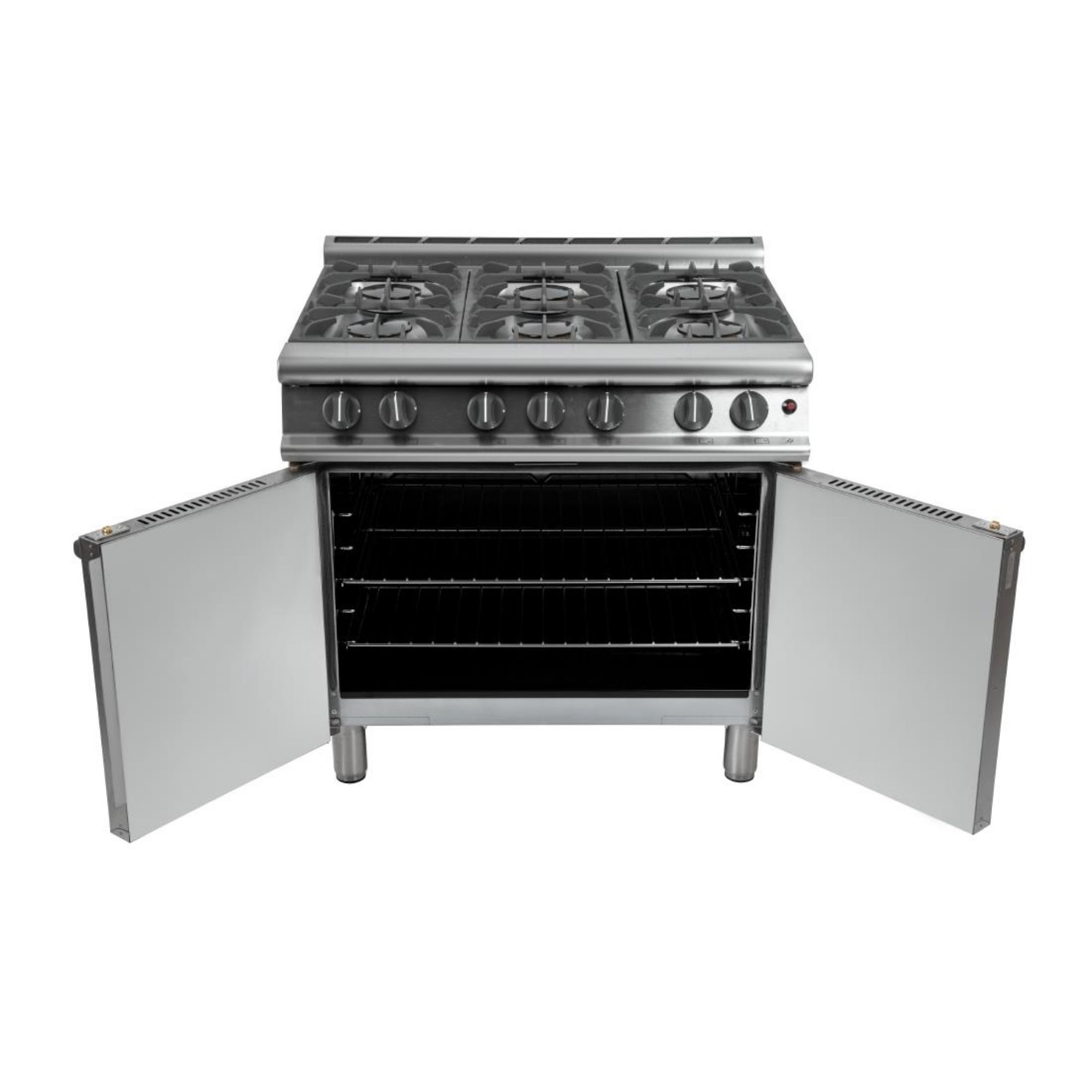 Picture of Falcon 6 Burner Dominator Plus Oven Range G3101 Natural Gas with Feet