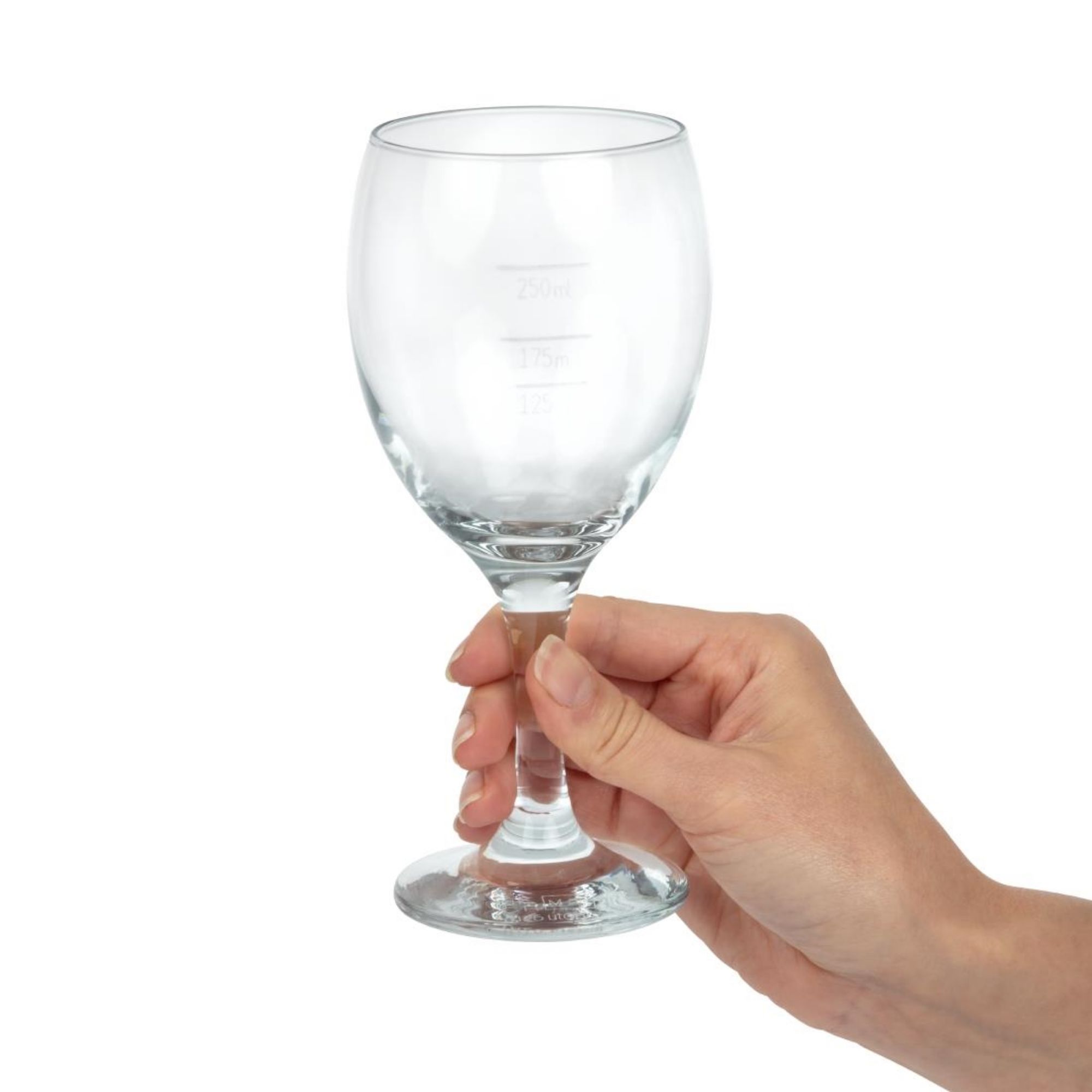 Picture of Utopia Imperial Wine Glasses 340ml CE Marked at 125ml 175ml and 250ml (12 Pack)