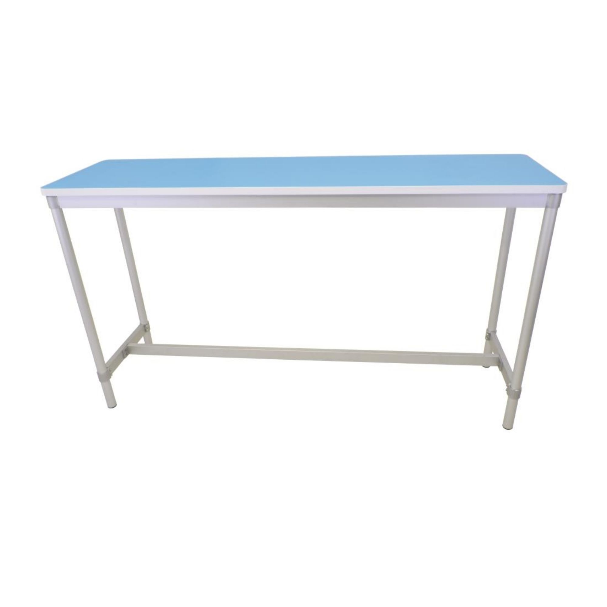 Picture of Gopak Enviro Indoor Pastel Blue Rectangle Poseur Table 1200mm