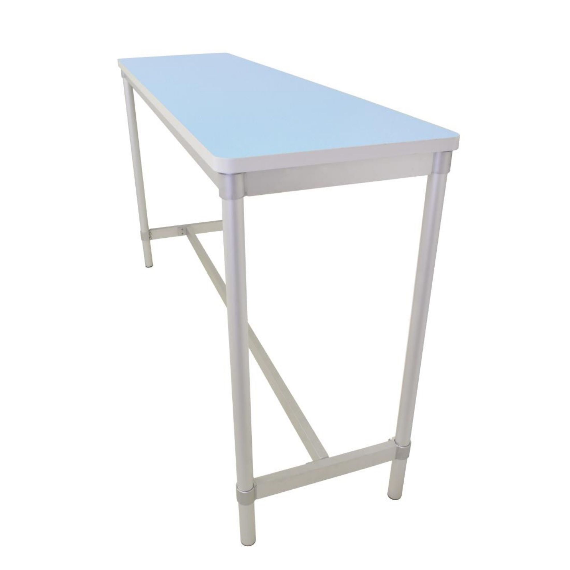 Picture of Gopak Enviro Indoor Pastel Blue Rectangle Poseur Table 1200mm