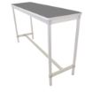 Picture of Gopak Enviro Indoor Storm Grey Rectangle Poseur Table 1200mm