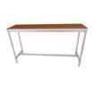 Picture of Gopak Enviro Indoor Teak Effect Rectangle Poseur Table 1200mm