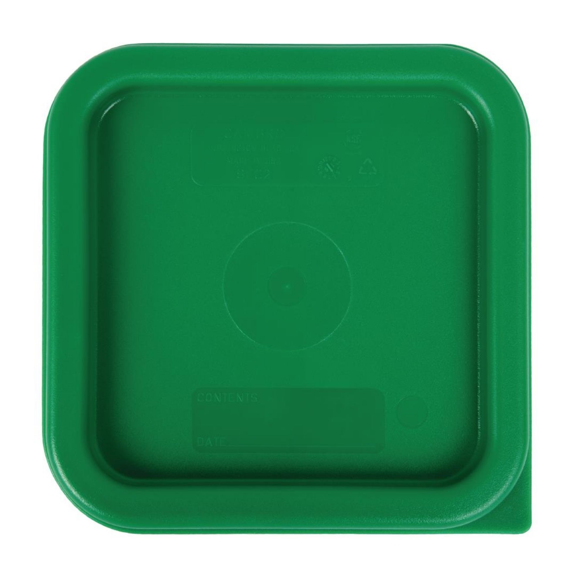 Picture of Cambro Camsquare Food Storage Container Lid Green (6 Pack)