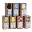 Picture of Beaumont Blue & White Stripped Bore Paper Straw 8 Inch 6mm (250 Pack)