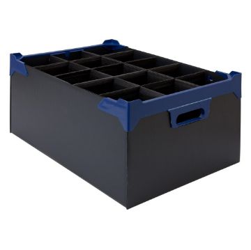 Picture of Beaumont Pint Glass Carry Box 500x345x200mm (5 Pack)