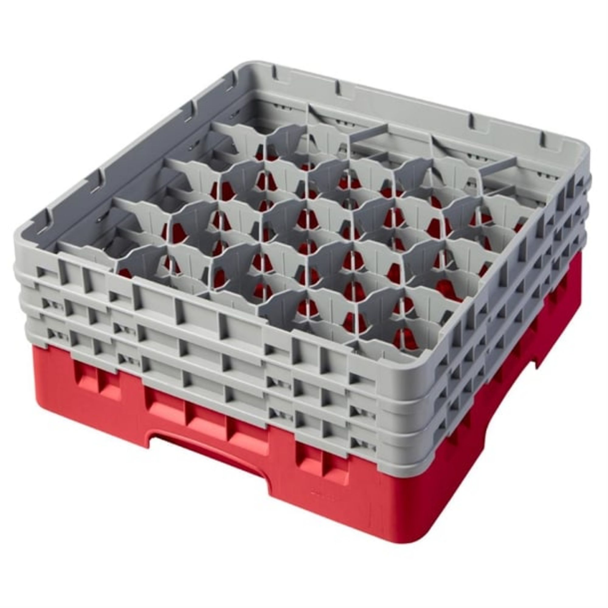 Picture of Cambro Camrack Red 20 Compartments Max Glass Height 174mm