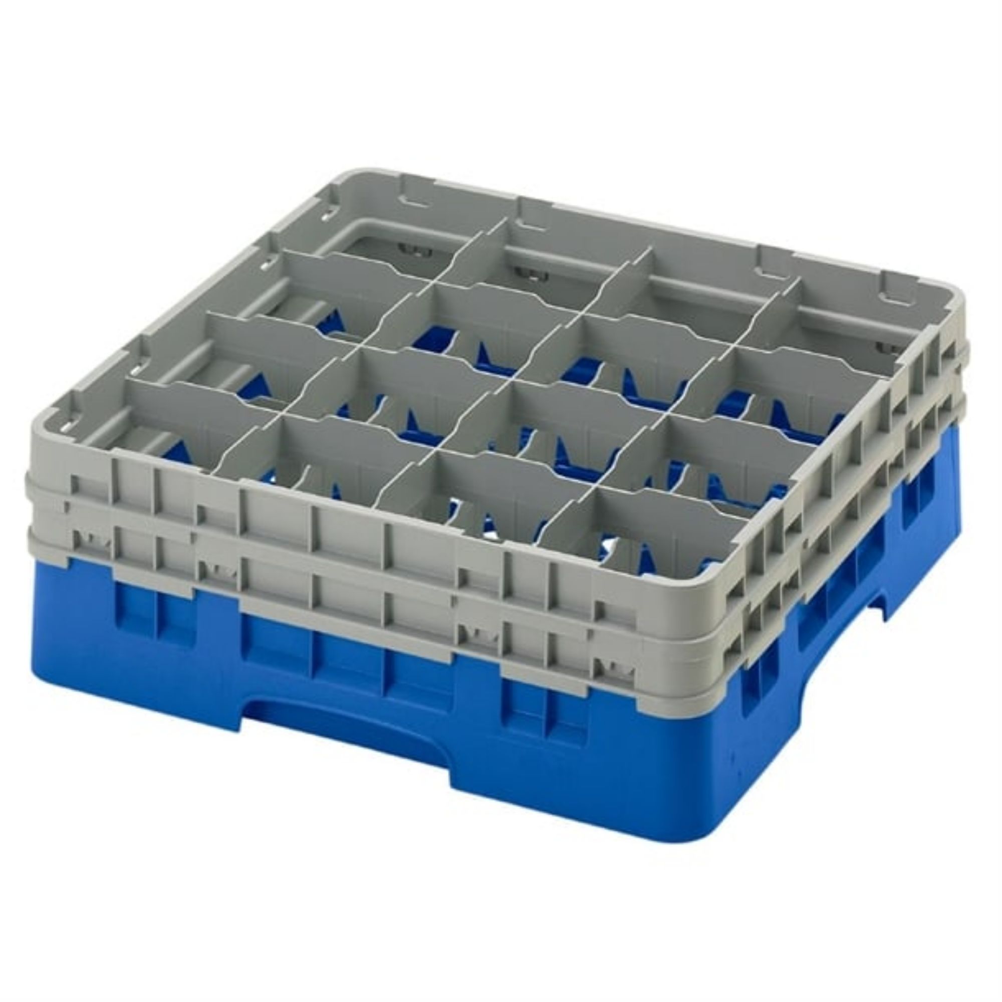 Picture of Cambro Camrack Red 16 Compartments Max Glass Height 156mm