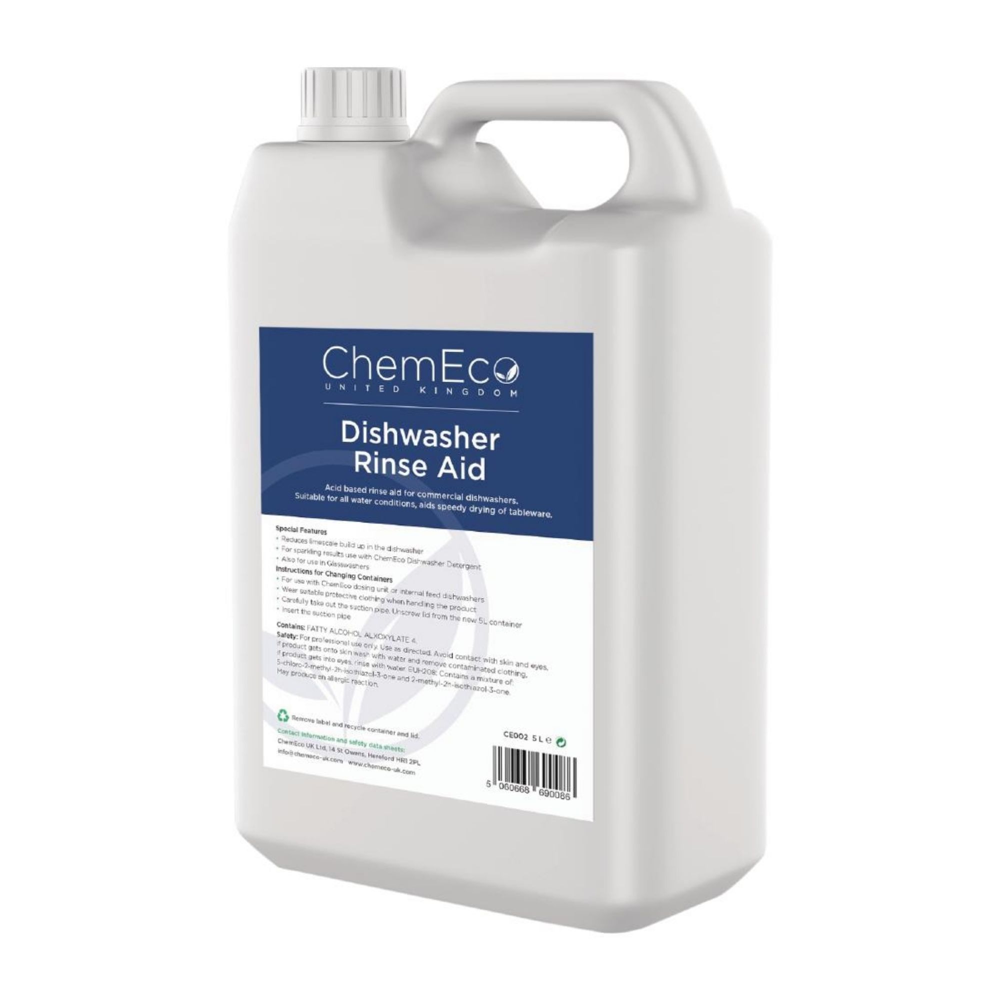 Picture of ChemEco Dishwasher Rinse Aid 5Ltr