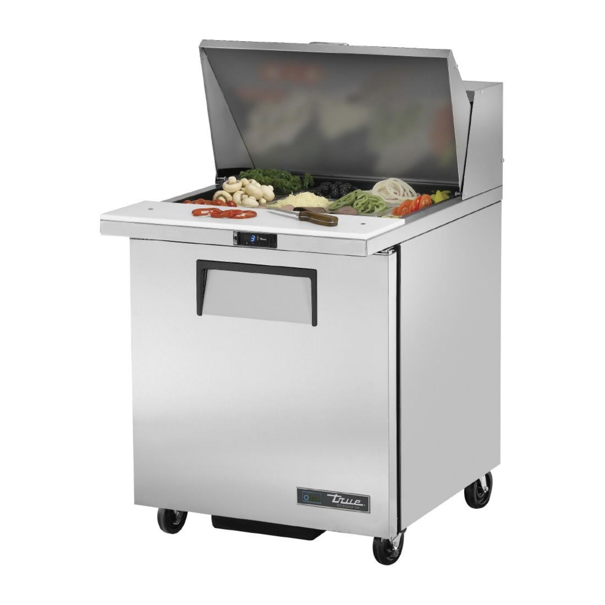 Picture of True Single Door Refrigerated Prep Table TSSU-27-12M-C-HC
