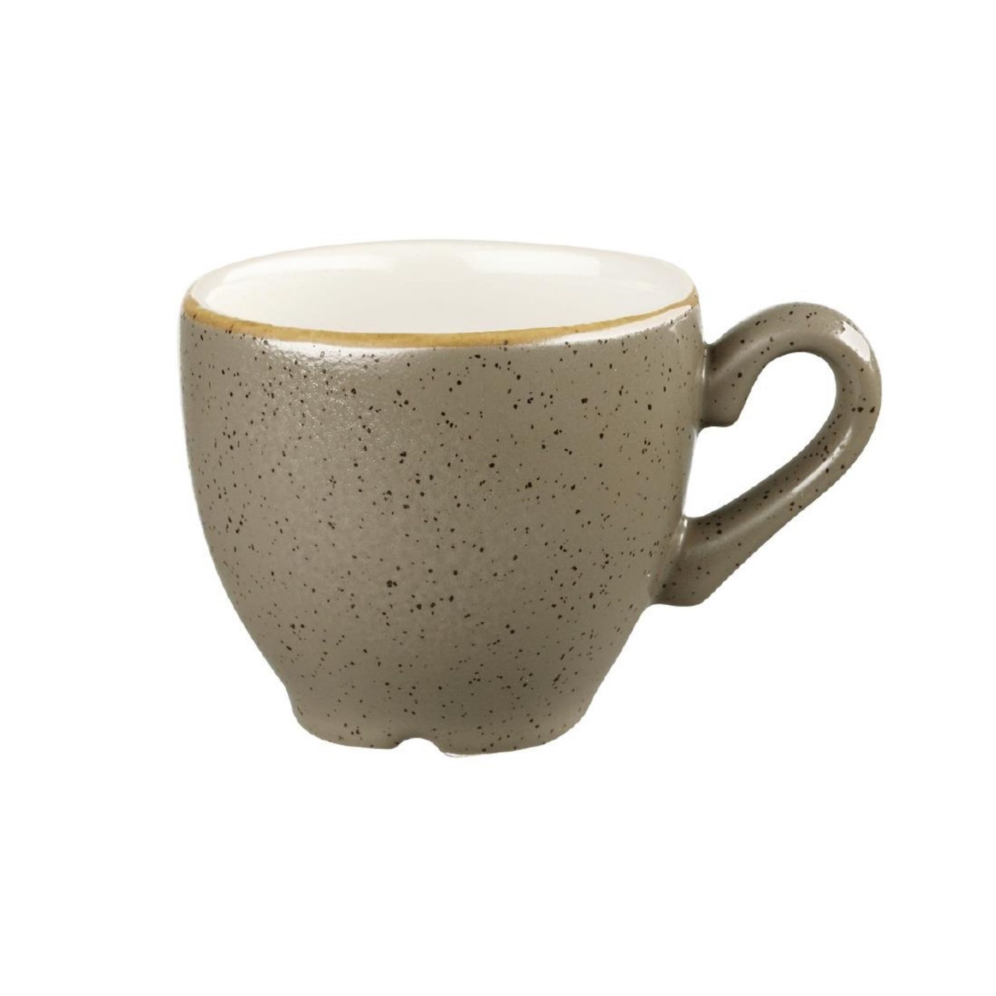 Picture of Churchill Stonecast Espresso Cups Peppercorn Grey 100ml (12 Pack)