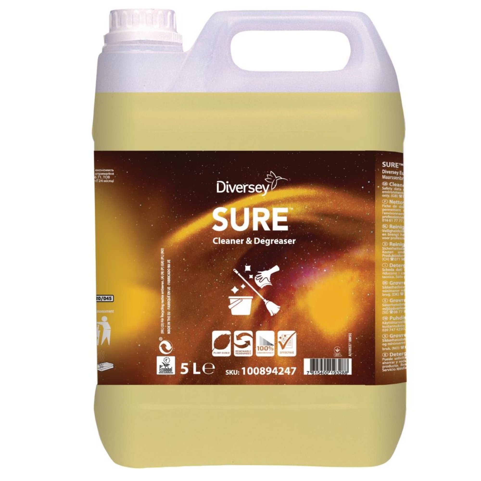 Picture of SURE Kitchen Cleaner and Degreaser Concentrate 5Ltr