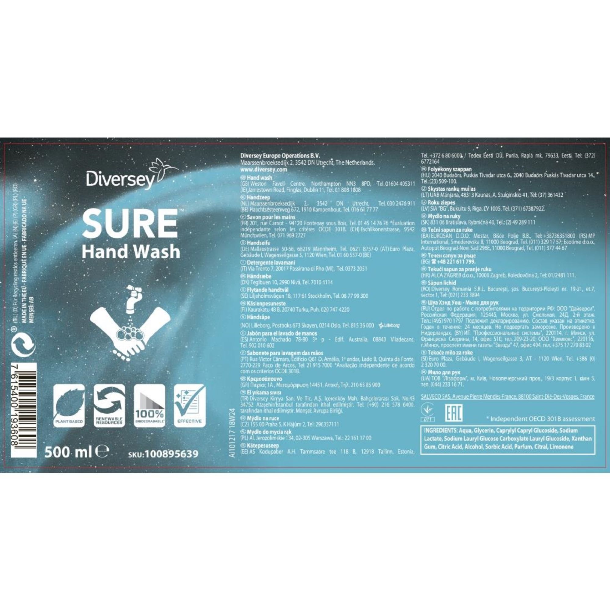 Picture of SURE Perfumed Liquid Hand Wash 500ml