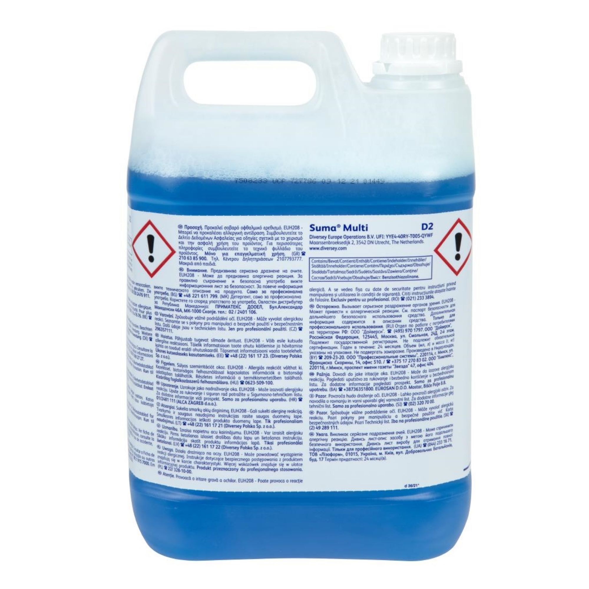Picture of Suma D2 All-Purpose Cleaner Concentrate 5Ltr