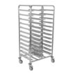 Picture of Matfer Bourgeat 24 Tray Cafeteria Trolley Grey