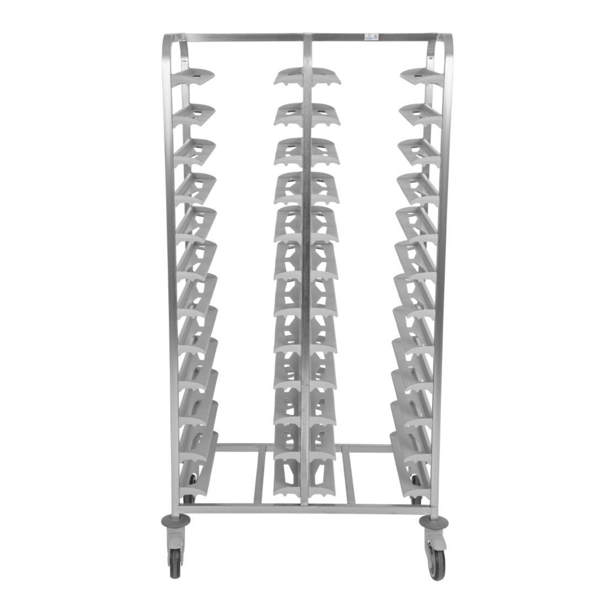 Picture of Matfer Bourgeat 24 Tray Cafeteria Trolley Grey