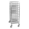 Picture of Matfer Bourgeat 24 Tray Cafeteria Trolley Grey