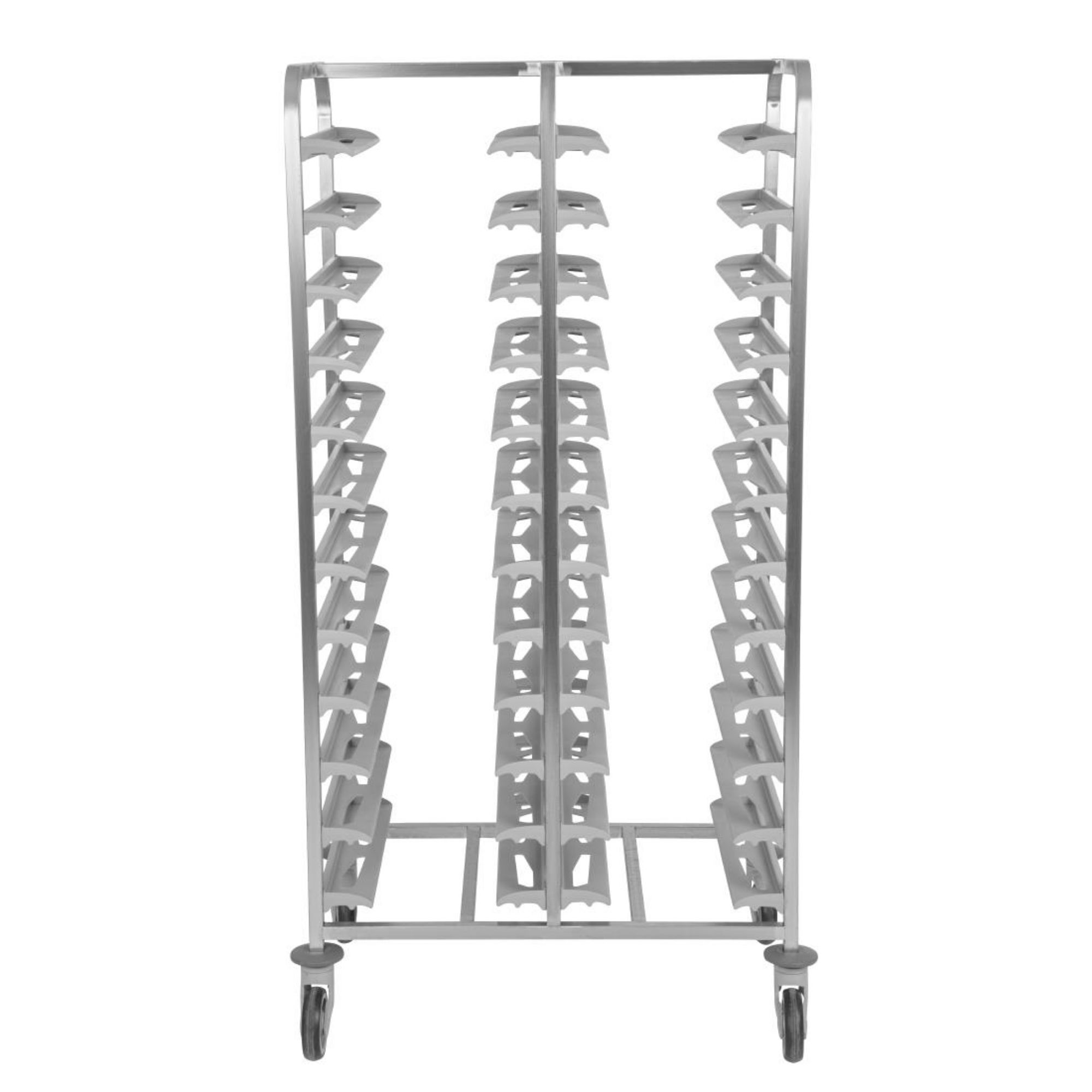 Picture of Matfer Bourgeat 24 Tray Cafeteria Trolley Grey