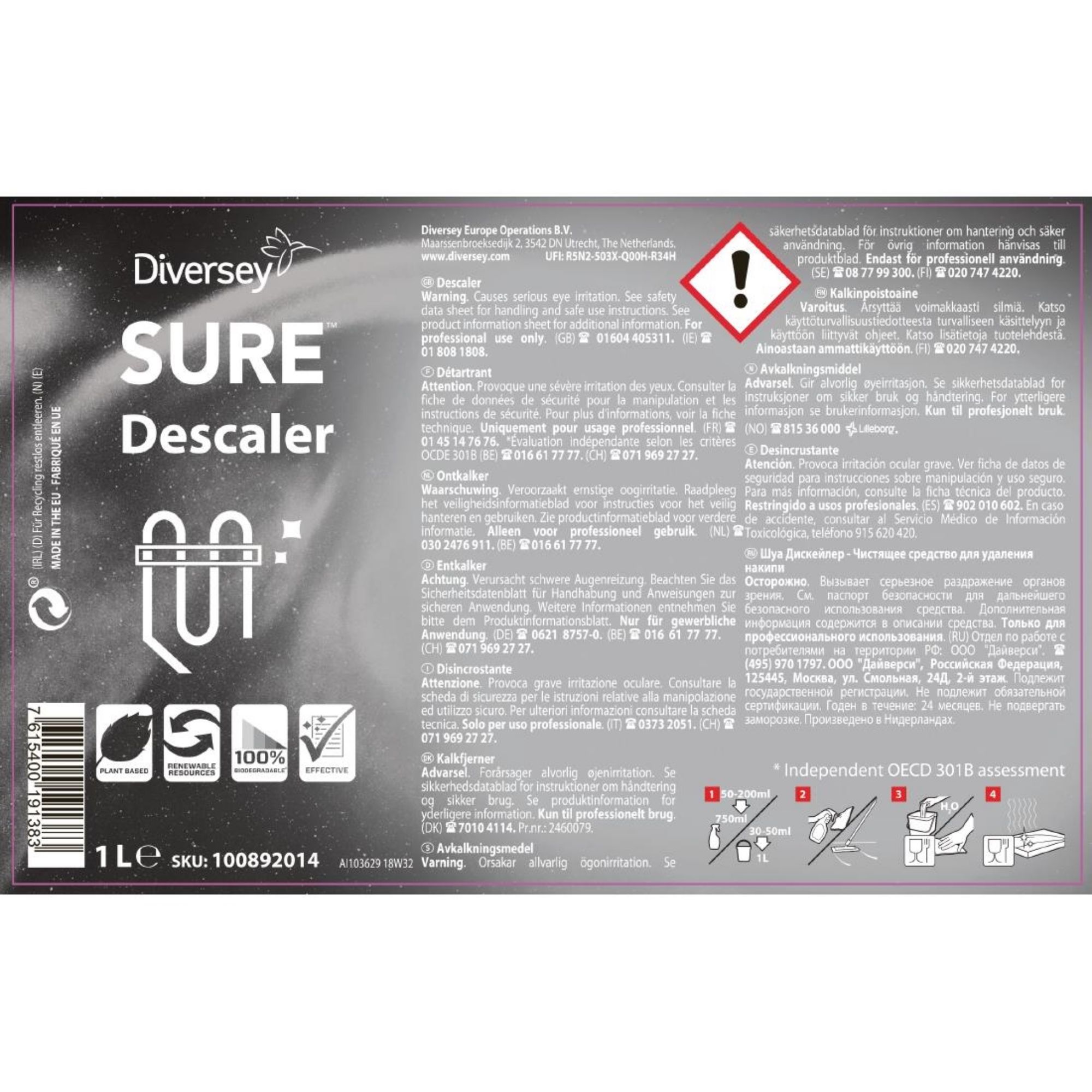Picture of SURE Descaler Concentrate 1Ltr