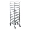 Picture of Matfer Bourgeat 12 Tray Cafeteria Trolley Grey