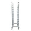 Picture of Matfer Bourgeat 12 Tray Cafeteria Trolley Grey